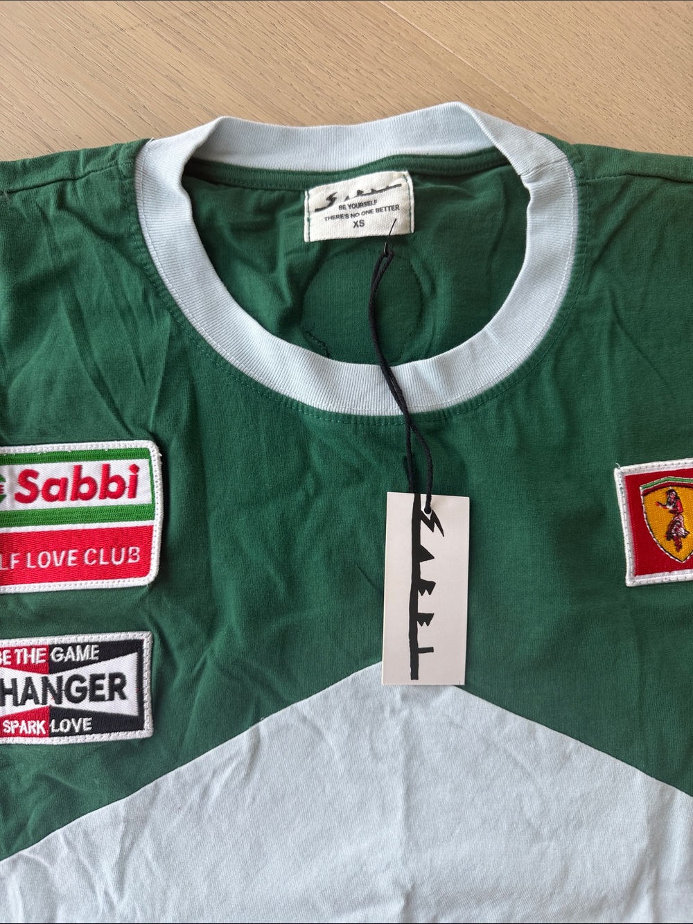 Palmy Sabbi Nationals 1977 Short Sleeve Tee - Green/White - Picture 3 of 9